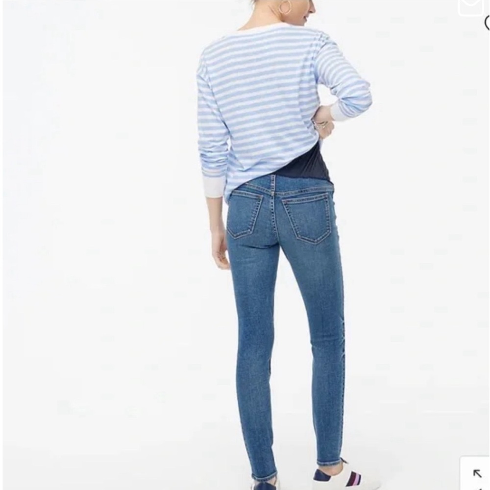 J CREW WOMEN MATERNITY SIGNATURE STRECH JEANS - Picture 3 of 7